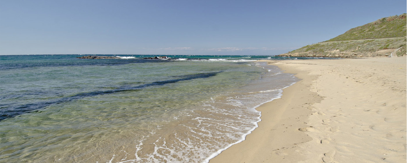 a beach at the north Sardinian coast