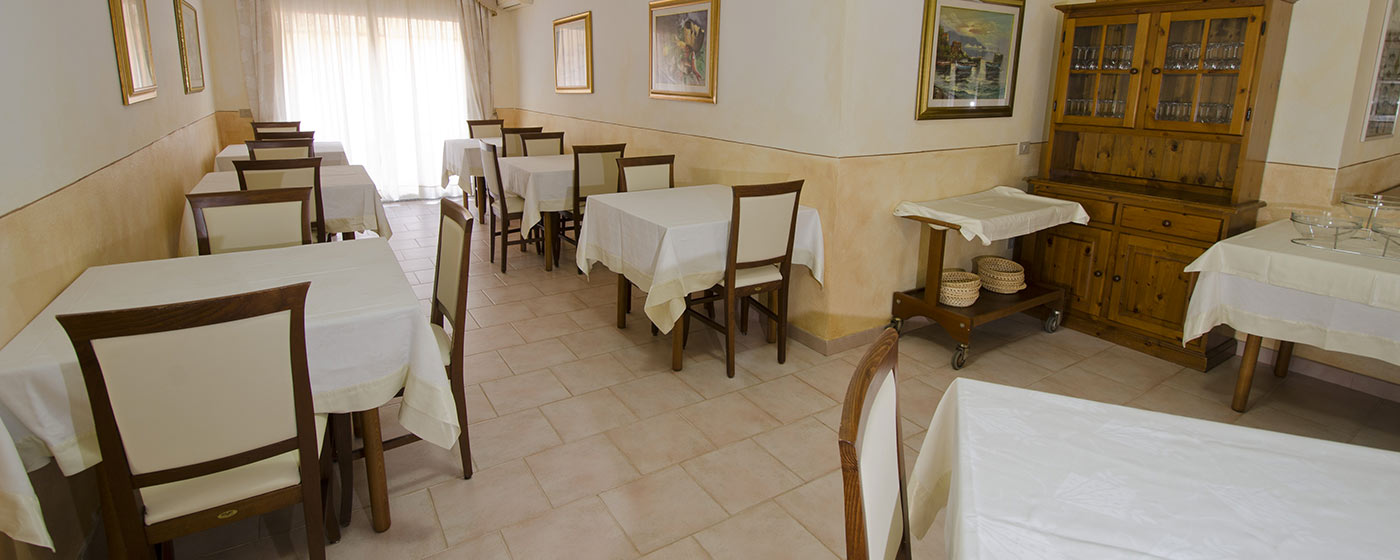 sala pranzo del hotel