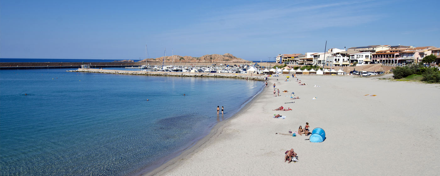 sand beach near the residence